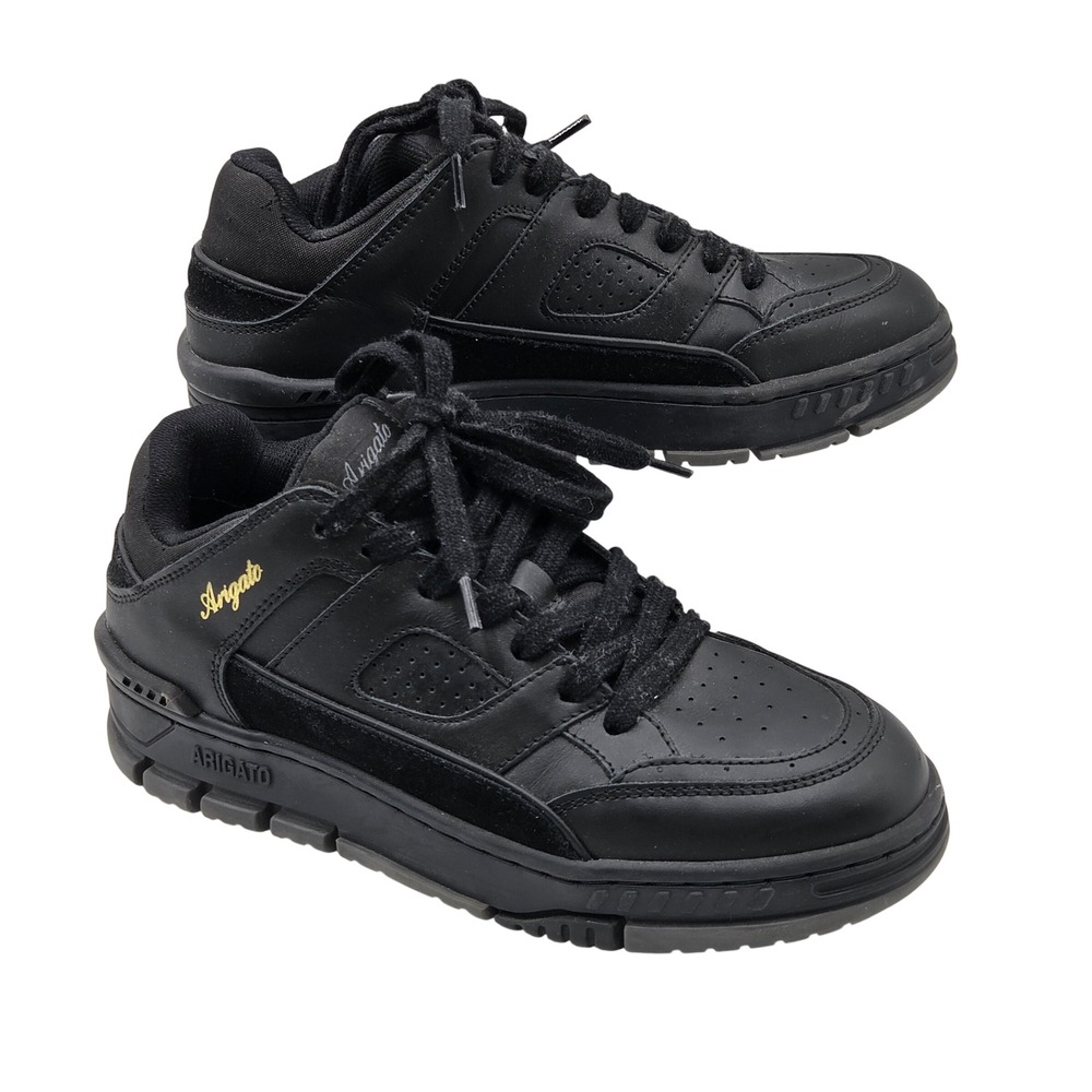Axel Arigato Area Lo Sneakers Womens 8.5 EU 39 Black Leather 80.F1716001